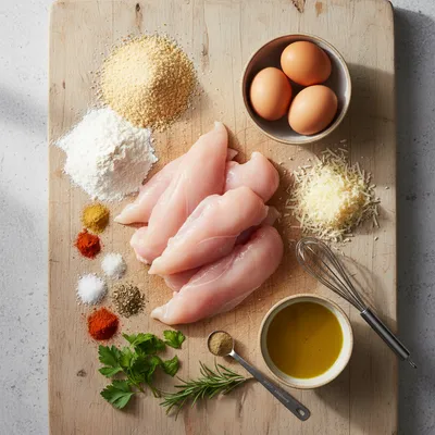 Crispy Baked Chicken Tenders – Healthier Homemade Classic - cooking process