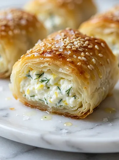 Crispy Baked Feta Rolls – Easy Snack Recipe