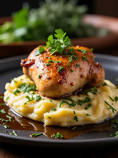 Crock Pot Angel Chicken - ready to serve