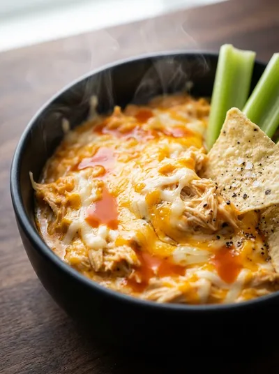 Crock Pot Buffalo Chicken Dip – Cheesy & Easy