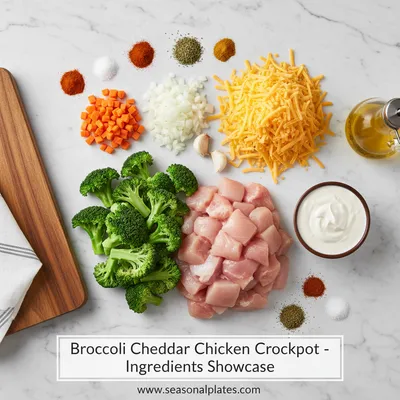 Crockpot Broccoli Cheddar Chicken – Creamy & Easy - cooking process