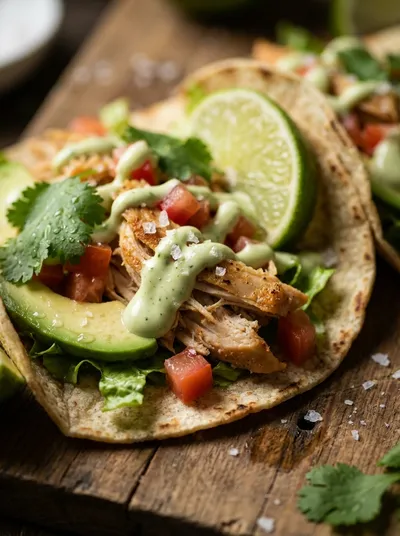 Crockpot Chicken Tacos – Easy Healthy Recipe