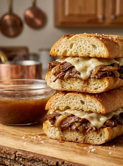 Crockpot French Dip Sandwiches – Easy Quick Recipe