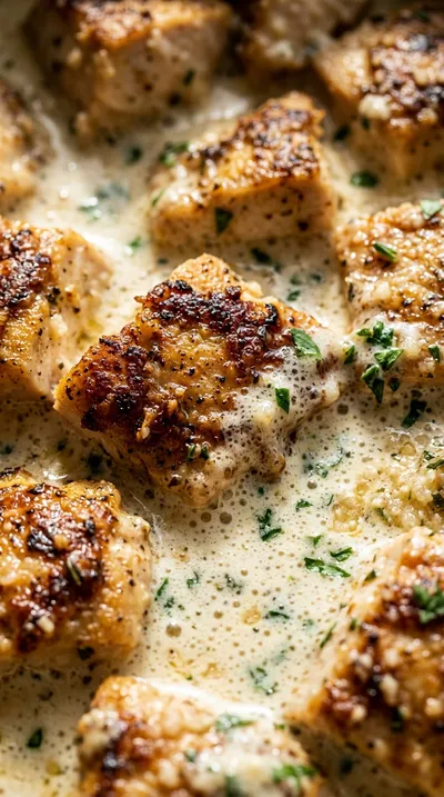 Creamy Garlic Parmesan Chicken Pasta One Pot - ingredients preparation