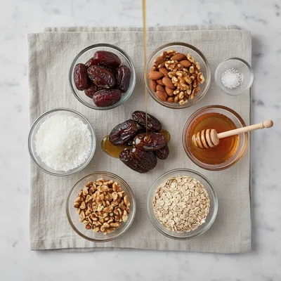 Date Nuts Energy Balls – Easy Healthy Snack - cooking process