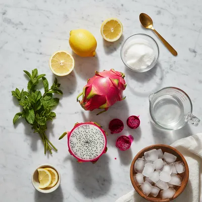 Dragonfruit Lemonade Recipe - cooking process
