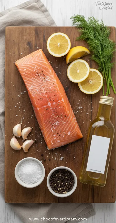 Easy Air Fryer Salmon - cooking process