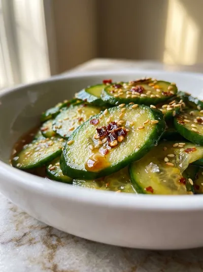 Easy Asian Cucumber Salad