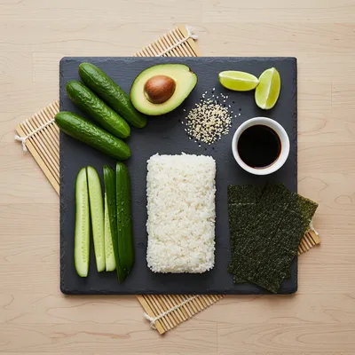 Easy California Roll Cucumber Salad - cooking process