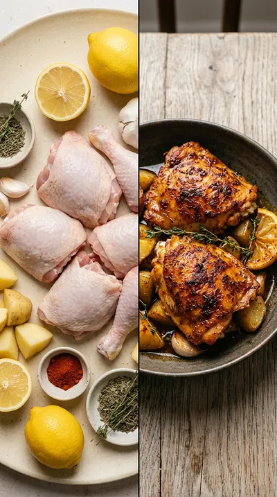 Best Baked Chicken Thighs - ready to serve