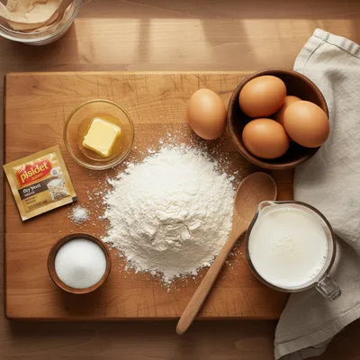 English Muffins Made Simple - cooking process