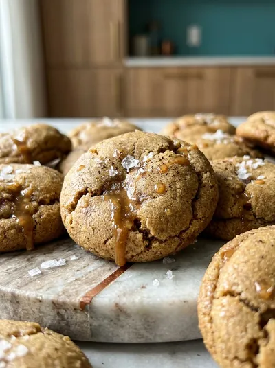 Espresso Brown Butter Toffee Cookies