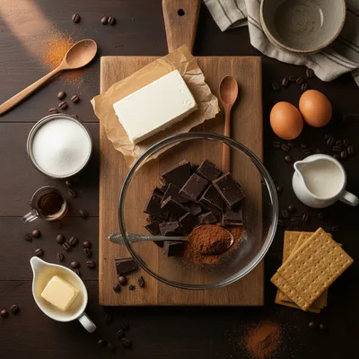 Espresso Chocolate Cheesecake Recipe - ready to serve