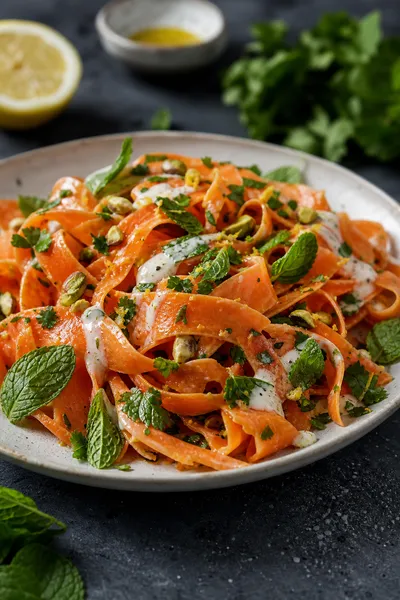 Classic Carrot Summer Salad - ingredients preparation