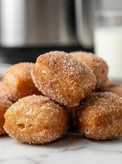 Fluffy Air Fryer Churro Bites