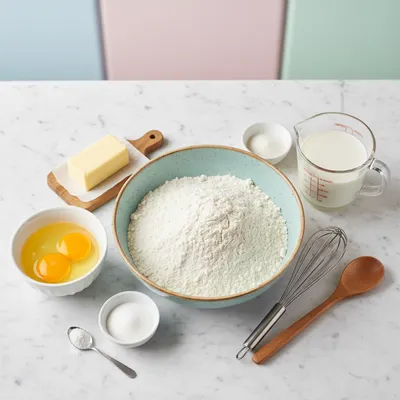 Fluffy Pancake Recipe - cooking process