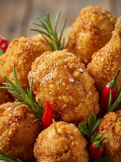 Fried Chicken Bouquet – Easy Snack Recipe