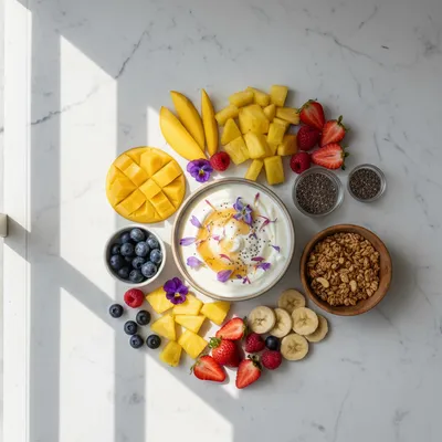 Fruit Smoothie Bowl – Ready In 5 Minutes - cooking process