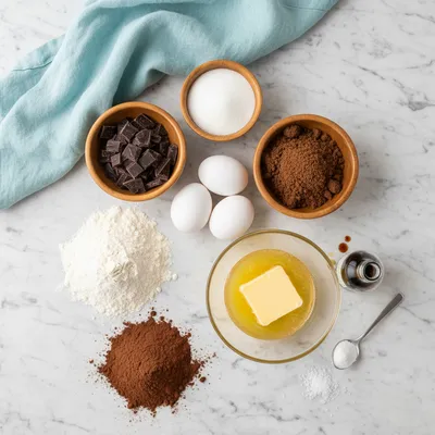 Fudgy Chewy Browkies – Perfect Brookies Recipe - ingredients preparation