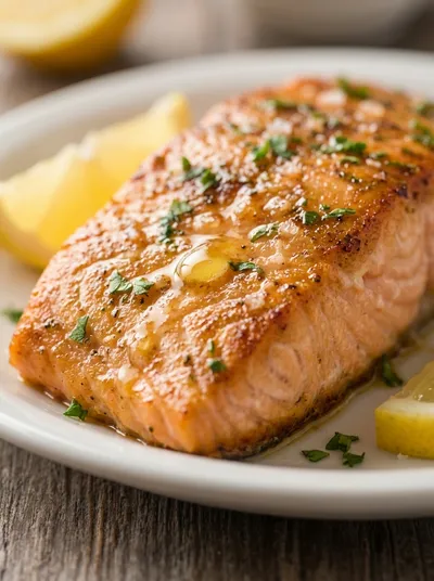 Garlic Butter Baked Salmon Recipe