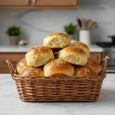 Garlic Parmesan Dinner Rolls – 30 Minute Quick Recipe
