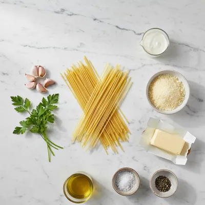 Garlic Parmesan Pasta – Quick & Easy - cooking process