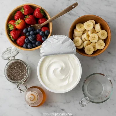 Greek Yogurt Chia Pudding – High-Protein Breakfast - cooking process