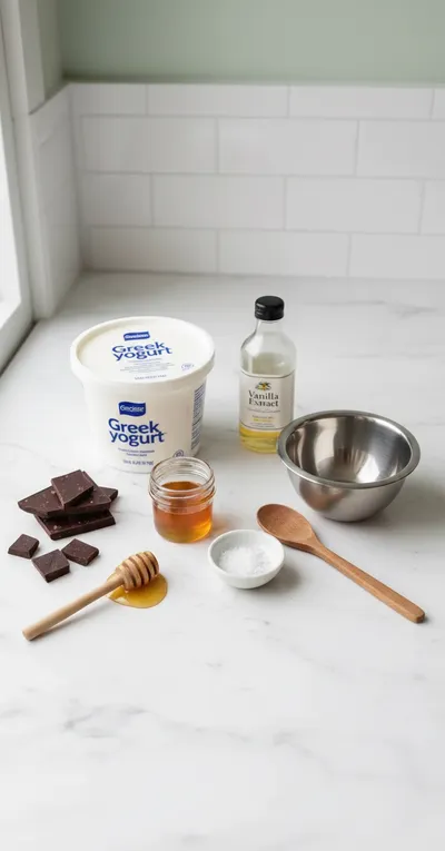 Greek Yogurt Chocolate Mousse - cooking process