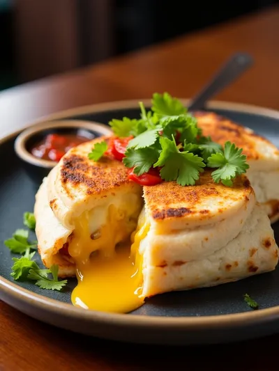 Grilled Cheese Burrito – Easy, Cheesy Delight - cooking process
