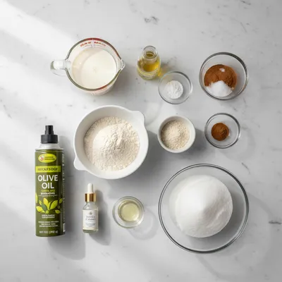 Healthy Air Fryer Churro Bites - ingredients preparation