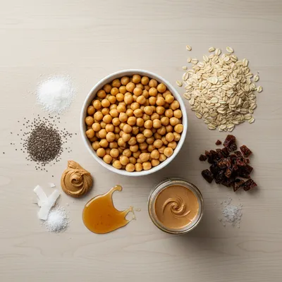 Healthy Chickpea Energy Balls Recipe - cooking process