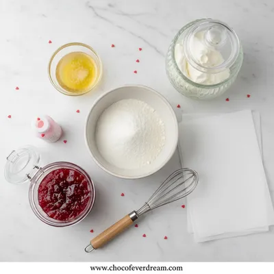 Heart Cake Roll - cooking process