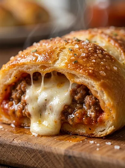 High Protein Beef Pizza Rolls