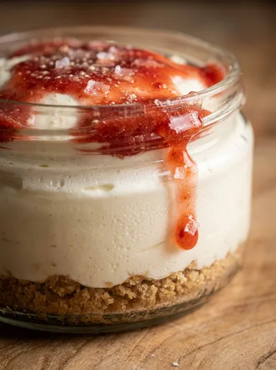 Easy High Protein Cheesecake Jars