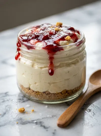 High Protein Cheesecake Jars Recipe
