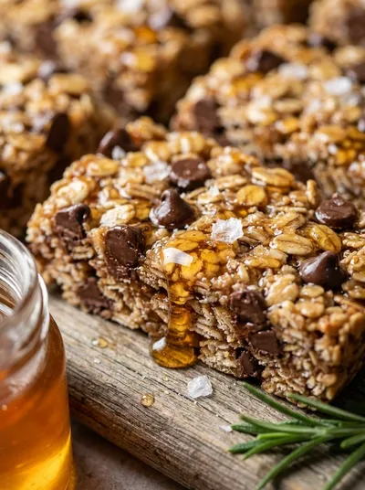 Homemade No Bake Granola Bars
