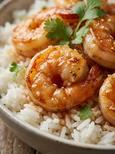 Honey Garlic Shrimp Bowls – Quick & Easy Recipe