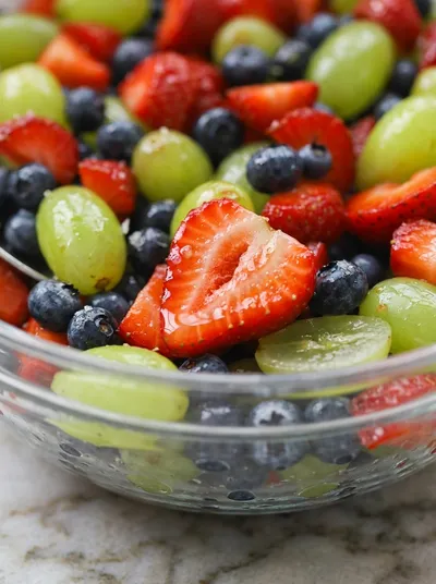 Honey Lime Fruit Salad - Easy Paleo Recipe
