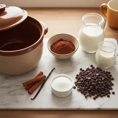 Hot Chocolate in a Crock Pot – The Best Recipe - cooking process