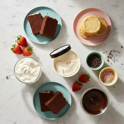 Ice Cream Sandwich Cake Recipe - cooking process