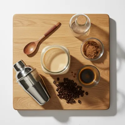 Iced Brown Sugar Oatmilk Shaken Espresso - cooking process