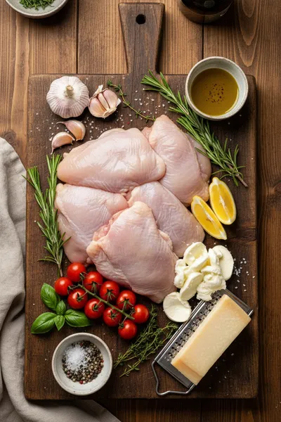 Italian Baked Chicken Dinner – Easy Recipe - cooking process