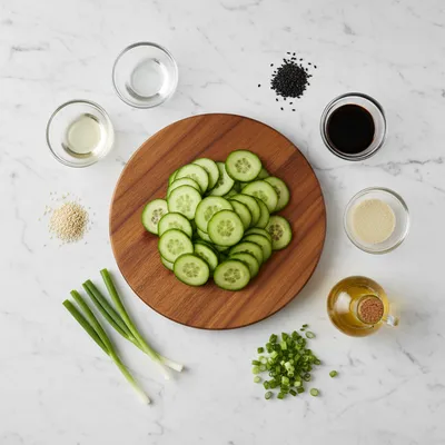 Japanese Cucumber Salad – Fresh Easy Snack - cooking process