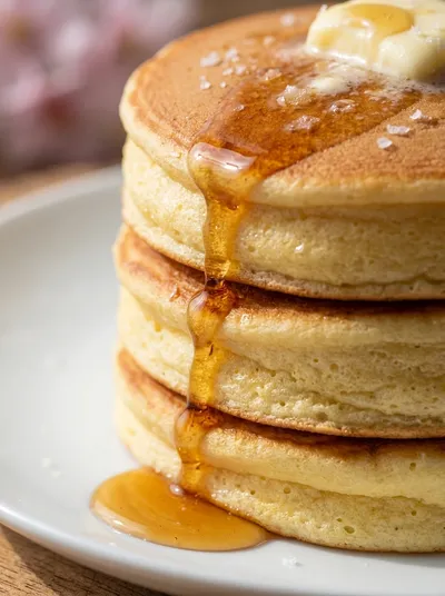 Japanese Fluffy Pancakes – Light & Airy Breakfast
