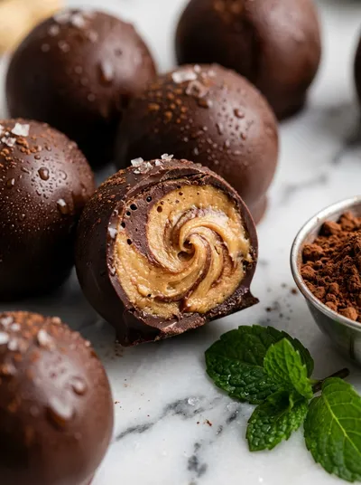Keto Peanut Butter Chocolate Fat Bombs