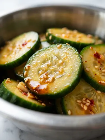 Korean Cucumber Salad – Spicy Tik Tok Style