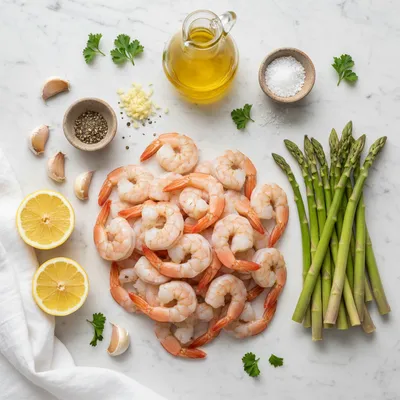 Lemon Garlic Shrimp and Asparagus – 20‑Minute Meal - cooking process