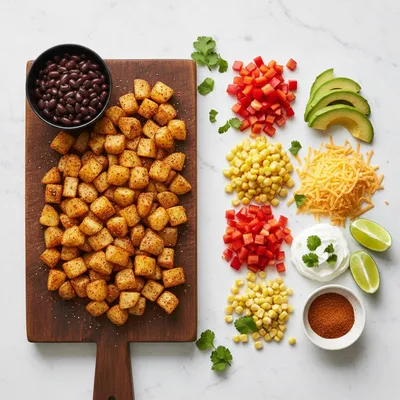 Loaded Potato Taco Bowl – Quick & Easy Meal Prep - cooking process