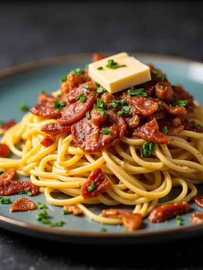 Loaded Turkey Bacon Cheeseburger Pasta - ready to serve