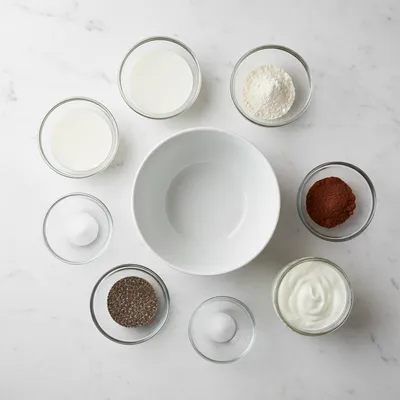 Low Carb Protein Pudding - cooking process